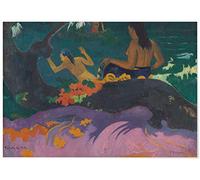 Panorama Lienzo Paul Gauguin Fatata te Miti 50x35 cm - Bastidor Incluido - Cuadros Decorativos para Salón - Decoración Moderna