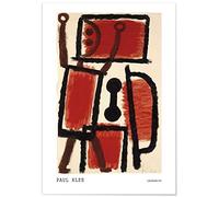 Panorama Lienzo Paul Klee Cerrajero 70x100 cm - Bastidor Incluido - Cuadros Decorativos para Salón - Decoración Moderna