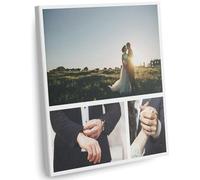 Panorama Lienzo Personalizado Collage Patrón 1 15x15 cm - Varios Tamaños - Impreso sobre Bastidor de Madera - Fabricado en España