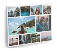 Panorama Lienzo Personalizado Collage Patrón 2 40x30 cm - Varios Tamaños - Impreso sobre Bastidor de Madera - Fabricado en España