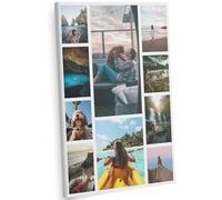 Panorama Lienzo Personalizado Collage Patrón 2 60x90 cm - Varios Tamaños - Impreso sobre Bastidor de Madera - Fabricado en España