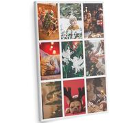 Panorama Lienzo Personalizado Collage Patrón 3 40x60 cm - Varios Tamaños - Impreso sobre Bastidor de Madera - Fabricado en España