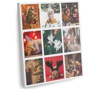 Panorama Lienzo Personalizado Collage Patrón 3 50x50 cm - Varios Tamaños - Impreso sobre Bastidor de Madera - Fabricado en España