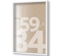 Panorama Marcos de Fotos A1 59,4x84,1 cm Blanco - Porta Retratos de Madera para Regalo, Comunión, Diploma, Cumpleaños y Fotografías Boda