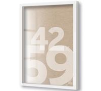 Panorama Marcos de Fotos A2 42x59,4 cm Blanco - Porta Retratos de Madera para Regalo, Comunión, Diploma, Cumpleaños y Fotografías Boda