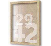 Panorama Marcos de Fotos A3 29,7x42 cm Marrón - Porta Retratos de Madera para Regalo, Comunión, Diploma, Cumpleaños y Fotografías Boda