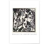 Panorama Póster Wassily Kandinsky Arquero 50x70 cm - Impreso en Papel de 250gr - Cuadros Modernos Decoración Salón y Dormitorio - Láminas Decorativas