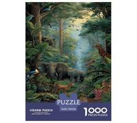 Panoramic View of Tropical RainBosque Puzzles Imposible,desafío para Adultos Interesante Juego EduGatoivo 1000 Piezas Obra De Arte De Juego De para Adultos Y Niños A Partir De 12 Años 70x50cm/1000pcs