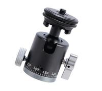 Panorámico Múltiple Panorámico Small Tripod Head RJ084 Cabeza Trípode Pequeño Fácil Transportar para Cámaras Acción Y Equipo Fotografía