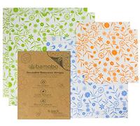 Paños de cera de abejas bio para alimentos - Papel de cera de abejas bio Bees Wrap - Envoltura de cera de abejas - Película de conservación reutilizable - Productos sostenibles libres de plástico