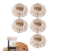 Paños de fermentación natural, paños para fermentación de pan, para tarros de tela gruesa para levadura natural, 5 unidades, de tela para fermentar pan, aptos para tarros