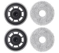 Paños de fregona con placas de repuesto para Dreame Matrix10 Pro/X50 Ultra Complete/L40s Pro Ultra/X50 Master/L50 Pro Ultra/L50s Pro Ultra Robot, para Mova V50 Ultra Complete/Mova P50s Ultra