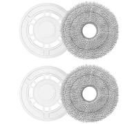 Paños de fregona con soporte de repuesto, placas de limpiaparabrisas para Ecovacs Deebot N30 PRO/N30 OMNI/N30 PRO OMNI/T30 Pro Omni/T30 Omni/T30S/T30S Combo Robots Partes de repuesto