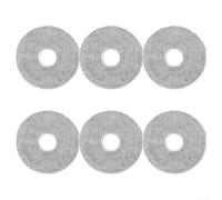 Paños de fregona de repuesto para Everybot para aspiradora robot Q7, 6 piezas de almohadillas de microfibra para limpieza consistente