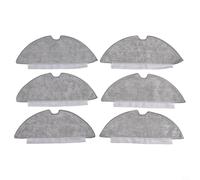 Paños de fregona de repuesto para RoboVac L35/L35 + LR30+, almohadillas de microfibra lavables con 40% más de fibras, paquete de 4 (6 unidades)