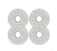 Paños de fregona lavables de repuesto para Roborock para Qrevo QV 35A QV 35S para robot aspirador Saros 10R y fáciles de reemplazar (paquete de 4)