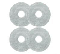 Paños de fregona para Cecotec para conga X100 para x-treme - Almohadillas de repuesto de microfibra para robot aspirador - Limpieza profunda de suelos - Paquete de 4 o 10 (paquete de 4)