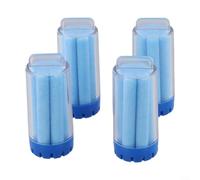 Paños de fregona sólidos para ECOVACS para DEEBOT N30 para OMNI y N30 PRO, tabletas de limpieza de dispensación automática, almohadillas de detergente con aroma fresco de 30 días, paquete de 4, azul