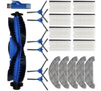Paños de fregona y paquete de filtro para Venga para robot aspirador VG RVC 3000 con accesorios adicionales (B)
