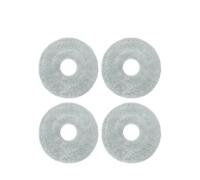 Paños De Limpieza, Compatibles Con Roborock, Qrevo Master/Qrevo Slim/V20/P10S Pro, Repuestos For Aspiradoras Robot, Almohadillas De Limpieza Y Accesorios.(C-4PCS)