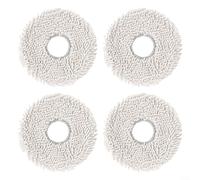 Paños de limpieza para aspiradora, almohadillas de limpieza lavables de repuesto para Cecotec para Conga 11090, kit de accesorios de paños de microfibra (4 unidades)