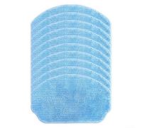 Paños de microfibra compatibles con robot aspirador Nedis WIFIVCR001CBK y WIFIVCB01, accesorio de repuesto resistente para una limpieza eficiente del suelo en hogares (paquete de 10)