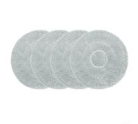 Paños de microfibra lavables, compatibles con aspiradora robótica Lefant, almohadillas de repuesto reutilizables para limpiar superficies de madera dura, laminado, azulejos (paquete de 4)