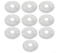 Paños de microfibra lavables compatibles con robot aspirador Midea V12pro para madera dura para suelos laminados de azulejos, almohadillas de repuesto rápido, paquete de seis (10 piezas)
