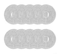 Paños de microfibra lavables compatibles con Xiaomi Robot Vacuum S40 Pro OV71GL, almohadillas de repuesto reutilizables para limpieza robótica de pisos, paquete de 4 o 10 piezas (paquete de 10)