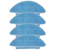 Paños de microfibra para aspiradora robot Lubluelu, almohadillas de limpieza lavables de repuesto para SL68, paquete de 4/10 accesorios de limpieza de suelos reutilizables grises (paquete de 4)