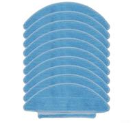 Paños de microfibra para aspiradora robot Lubluelu, almohadillas de limpieza lavables de repuesto para SL68, paquete de 4/10 accesorios de limpieza de suelos reutilizables grises (paquete de 10)