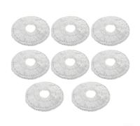 Paños de microfibra para aspiradora robot Midea V12Pro, almohadillas de repuesto lavables para suelos laminados y duros para suelos de superficie (8 piezas)