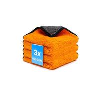 Paños de microfibra para coche, 3 unidades, 800 g/m², para el cuidado del coche y el hogar, paño de microfibra, absorbente y suave pulido, 40 x 40 cm (3 unidades)