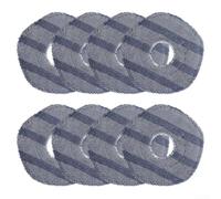 Paños de microfibra para Eufy X10 Pro para robot aspirador omni (8 unidades | Ajuste perfecto, limpieza profunda, elimina las manchas, para madera y azulejos, fácil de instalar