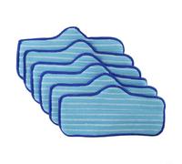 Paños de microfibra para limpiador de vapor Dupray Neat, almohadillas de repuesto reutilizables para madera dura y suelos de azulejos, azul, paquete de 6 (6)