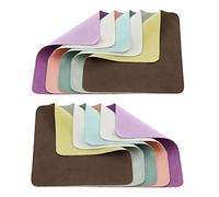 Paños de Microfibra para Limpiar, Ideal para Limpiar Lentes de Cámara, Anteojos, Pantallas de Teléfonos, Tabletas, DVD y Superficies Sensibles (Tela de Paquete de 10)