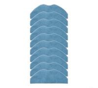 Paños de microfibra para robot aspirador EZVIZ RE4 RE5 Plus, almohadillas lavables y reutilizables, kit de repuesto de 10 unidades, color azul (paquete de 10)