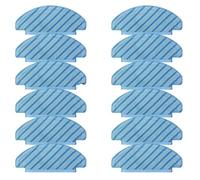 Paños De Repuesto Lavables For Aspiradoras Ecovacs N8, N8+, T8 Y T9, Compatibles Con La Limpieza De Pisos.(12pcs)