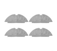 Paños de repuesto para trapeador RoboVac, compatibles con L35 Hybrid/L35 Hybrid+/LR30 Hybrid+, material de microfibra con un 40% de lana aumentada para una zona de fregona más grande, textura suave