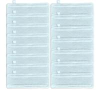 Paños desechables para suelos Kärcher para limpiadores a vapor SC - Paquete de 15 almohadillas de repuesto para herramientas EasyFix - Hojas de limpieza de microfibra blancas 330 x 115 mm