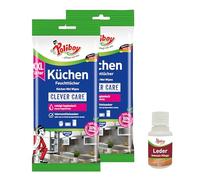 Paños húmedos de cocina de Polliboy XXL - Toallitas húmedas para el hogar - con aroma a naranja - 2 x 24 toallitas - Fabricado en Alemania