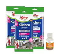 Paños húmedos de cocina POLIBOY XXL - Toallitas húmedas para el hogar - con aroma a naranja - 3 x 24 toallitas - con muestra de producto - Fabricado en Alemania