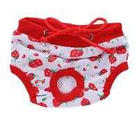 PAÑOS REUTILIZABLES PARA INCONTINENCIA URINARIA PATRÓN DE FRESA PATRÓN DE LOS CERDOS DE MASCOTAS SANITARIOS (SG)