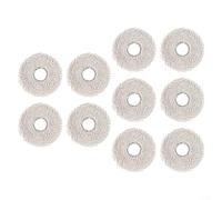 Paños suaves para fregona Cecotec para Conga 11090, accesorios de limpieza eficientes en los que puedes confiar, paquete de 4/10 (paquete de 10)