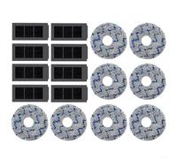 Paños y filtros lavables para fregona ECOVACS para X5 para OMNI para aspiradoras robot X5 PRO para atrapar el polvo, la suciedad y el pelo de mascotas de manera eficaz (2 x 8 piezas)