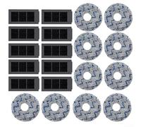 Paños y filtros lavables para fregona ECOVACS para X5 para OMNI para X5 PRO Robot aspiradoras Accesorios de limpieza de microfibra para suelos duros (2 x 10 piezas)