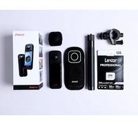 PANOX Kit de cámara de acción V2-360 con pantalla táctil de 3 pulgadas, video 5.7K 360, sensores de 1/2 pulgada de 48 MP, foto 360 de 72 MP, transmisión en vivo HDR 4K 360° multiplataforma,