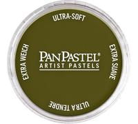 PanPastel Pasteles de artista de GOLDEN, amarillo brillante verde extra oscuro, 62 mm de diámetro, pasteles de artista profesional, formato único de sartén (similar a un pastel)