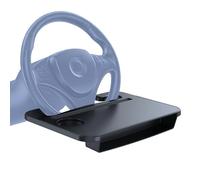PANPHEN Bandeja multifuncional para volante de coche, fácil de instalar, para comer, oficina, almacenamiento, plegable, compacto, accesorios de coche, se adapta a la mayoría de vehículos, resistente a