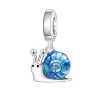 PANPOKI Colgante de plata de ley 925, diseño de animales marinos (delfín, tortuga, pescado, estrella de mar) para pulseras y collares para mujer